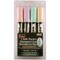 Uchida Bistro Chalk Marker Broad Point Set 4/Pkg-Pastel Yellow, Pink, Green & Yellow